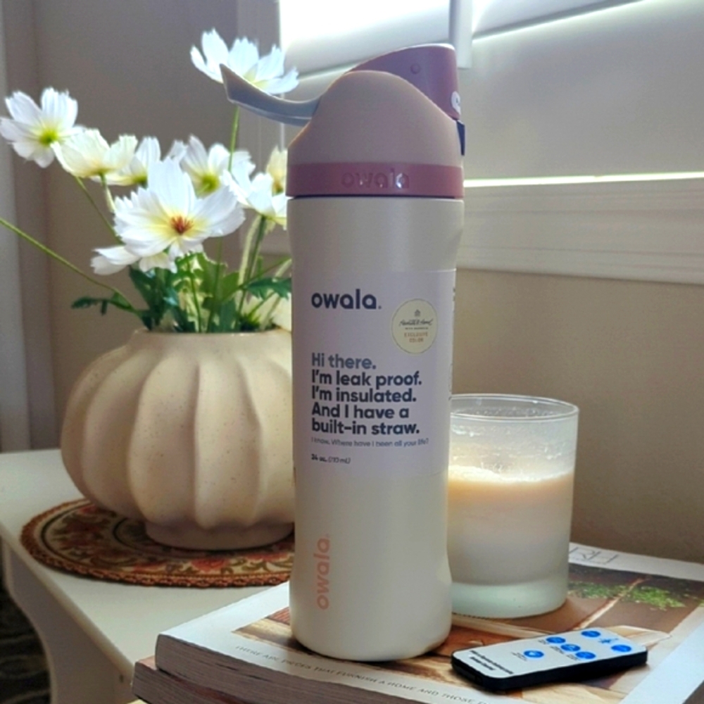 Owala Insulated Water Bottle with Built-in Straw